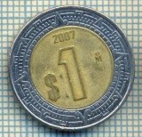 7767 MONEDA- MEXIC - 1 PESO - anul 2007 -starea ce se vede