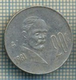 7784 MONEDA- MEXIC - 20 CENTAVOS - anul 1981 -starea ce se vede, Europa