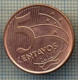 7821 MONEDA- BRAZILIA - 5 CENTAVOS - anul 2010 -starea ce se vede