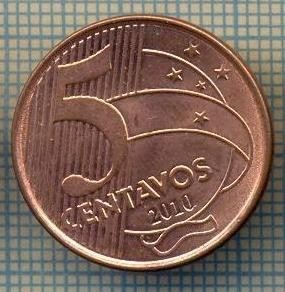 7821 MONEDA- BRAZILIA - 5 CENTAVOS - anul 2010 -starea ce se vede