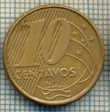 7848 MONEDA- BRAZILIA - 10 CENTAVOS - anul 2008 -starea ce se vede