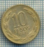 7810 MONEDA- REPUBLICA DE CHILE - 10 PESOS - anul 1986 -starea ce se vede