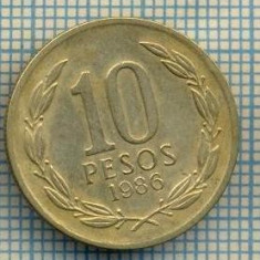 7810 MONEDA- REPUBLICA DE CHILE - 10 PESOS - anul 1986 -starea ce se vede