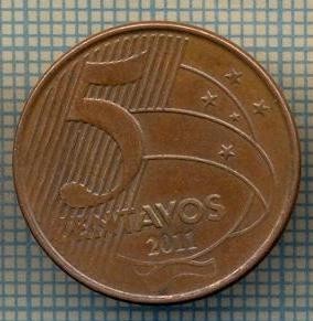 7822 MONEDA- BRAZILIA - 5 CENTAVOS - anul 2011 -starea ce se vede foto