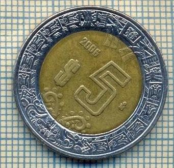 7790 MONEDA- MEXIC - 5 PESOS - anul 2006 -starea ce se vede foto
