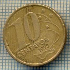 7844 MONEDA- BRAZILIA - 10 CENTAVOS - anul 1998 -starea ce se vede