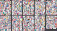 2000 buc. de timbre in cutie foto
