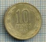 7804 MONEDA- REPUBLICA DE CHILE - 10 PESOS - anul 1997 -starea ce se vede
