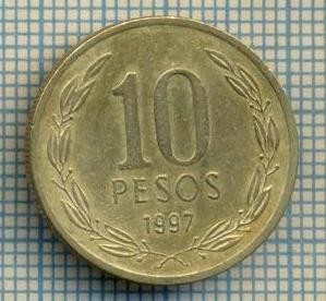 7804 MONEDA- REPUBLICA DE CHILE - 10 PESOS - anul 1997 -starea ce se vede foto