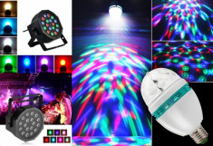 Glob Laser PROIECTOR tip Star Shower+ BEC DISCO CRACIUN LED Lumini CLUB PARTY foto