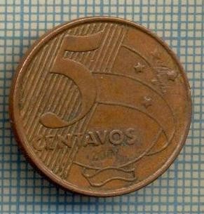 7819 MONEDA- BRAZILIA - 5 CENTAVOS - anul 2001 -starea ce se vede foto