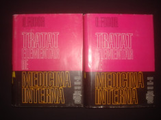OCTAVIAN FODOR - TRATAT ELEMENTAR DE MEDICINA INTERNA 2 volume, stare impecabila foto