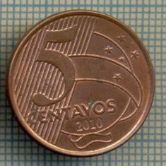 7826 MONEDA- BRAZILIA - 5 CENTAVOS - anul 2010 -starea ce se vede