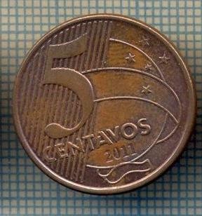 7828 MONEDA- BRAZILIA - 5 CENTAVOS - anul 2011 -starea ce se vede
