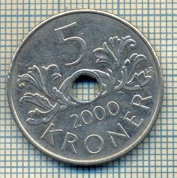 7732 MONEDA- NORVEGIA - 5 KRONER - anul 2000 -starea ce se vede
