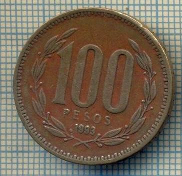 7799 MONEDA- REPUBLICA DE CHILE - 100 PESOS - anul 1993 -starea ce se vede foto