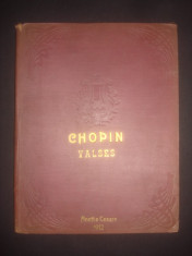 FR. CHOPIN - VALSES POUR PIANO * PARTITURI {1912} foto