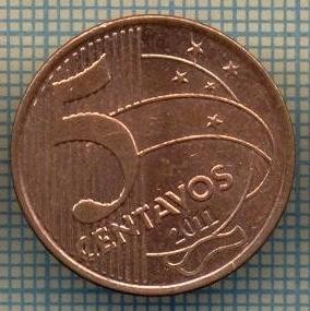 7823 MONEDA- BRAZILIA - 5 CENTAVOS - anul 2011 -starea ce se vede