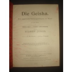 SIDNEY JONES - DIE GEISHA. EINE JAPANISCHE TEEHAUSGESCHICHTE MIT MUSIK