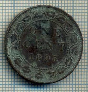 7748 MONEDA- CANADA - 1 CENT - anul 1895 -starea ce se vede foto