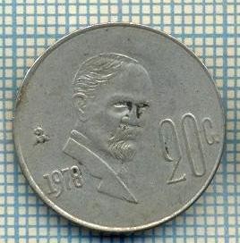 7782 MONEDA- MEXIC - 20 CENTAVOS - anul 1978 -starea ce se vede foto