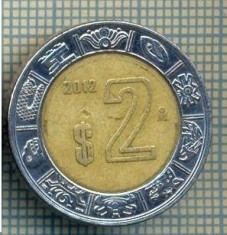 7777 MONEDA- MEXIC - 2 PESOS - anul 2012 -starea ce se vede