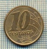 7847 MONEDA- BRAZILIA - 10 CENTAVOS - anul 2008 -starea ce se vede, America Centrala si de Sud