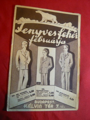 Catalog Prezentare Firma Pinul Alb -Textile si Confectii Budapesta ,interbelica foto