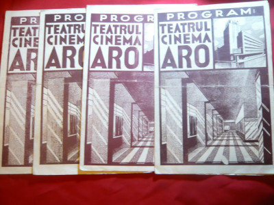 4 Programe Cinema ARO - azi Patria- cu filme diferite , interbelica foto