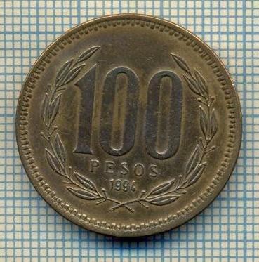 7801 MONEDA- REPUBLICA DE CHILE - 100 PESOS - anul 1994 -starea ce se vede foto