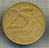 7840 MONEDA- BRAZILIA - 25 CENTAVOS - anul 2000 -starea ce se vede, America Centrala si de Sud