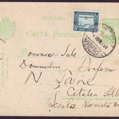 1931 CP adresata prof. Nicolae Tane din Braila, revista Cetatea Alba, Basarabia