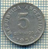 7921 MONEDA- ARGENTINA - 5 CENTAVOS - anul 1955 -starea ce se vede, America Centrala si de Sud