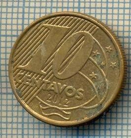 7851 MONEDA- BRAZILIA - 10 CENTAVOS - anul 2012 -starea ce se vede foto