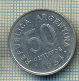 7902 MONEDA- ARGENTINA - 50 CENTAVOS - anul 1954 -starea ce se vede, America Centrala si de Sud