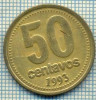 7883 MONEDA- ARGENTINA - 50 CENTAVOS - anul 1993 -starea ce se vede, America Centrala si de Sud