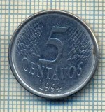 7867 MONEDA- BRAZILIA - 5 CENTAVOS - anul 1994 -starea ce se vede, America Centrala si de Sud