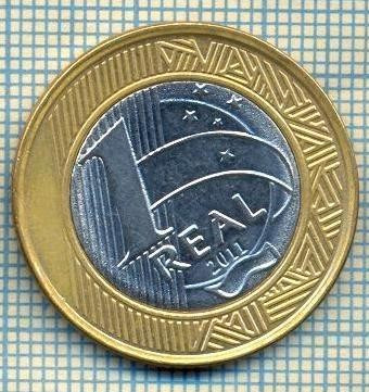 7877 MONEDA- BRAZILIA - 1 REAL - anul 2011 -starea ce se vede