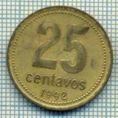 7890 MONEDA- ARGENTINA - 25 CENTAVOS - anul 1992 -starea ce se vede