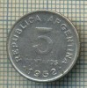 7918 MONEDA- ARGENTINA - 5 CENTAVOS - anul 1952 -starea ce se vede, America Centrala si de Sud