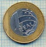 7876 MONEDA- BRAZILIA - 1 REAL - anul 2002 -starea ce se vede, America Centrala si de Sud