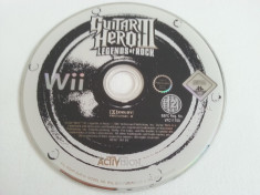 Joc Wii GUITAR HERO III Legends of Rock 3 cd consola tv foto