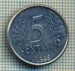 7872 MONEDA- BRAZILIA - 5 CENTAVOS - anul 1995 -starea ce se vede foto