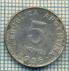 7914 MONEDA- ARGENTINA - 5 CENTAVOS - anul 1956 -starea ce se vede foto