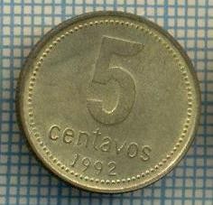 7907 MONEDA- ARGENTINA - 5 CENTAVOS - anul 1992 -starea ce se vede foto