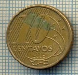 7859 MONEDA- BRAZILIA - 10 CENTAVOS - anul 2005 -starea ce se vede, America Centrala si de Sud