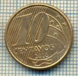 7853 MONEDA- BRAZILIA - 10 CENTAVOS - anul 2010 -starea ce se vede