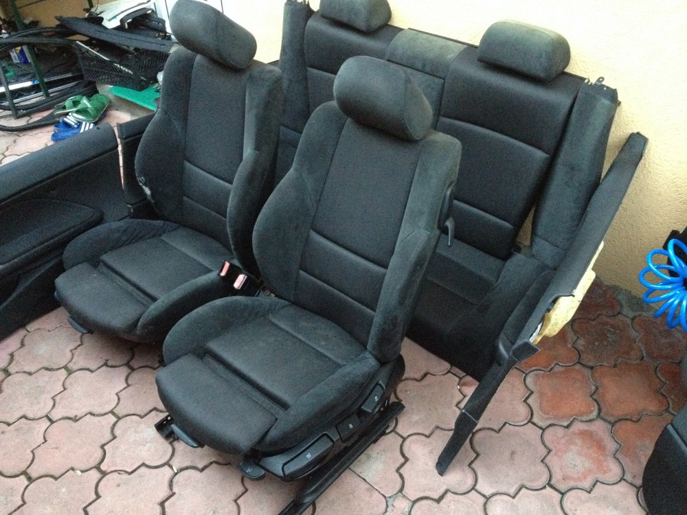 Interior Recaro alcantara complet,scaune BMW E46 coupe | arhiva Okazii.ro