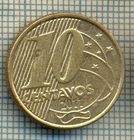 7857 MONEDA- BRAZILIA - 10 CENTAVOS - anul 2011 -starea ce se vede