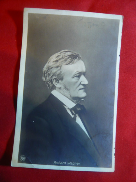 Ilustrata Richard Wagner - Seria Compozitori , marca PRA , circulat 1914